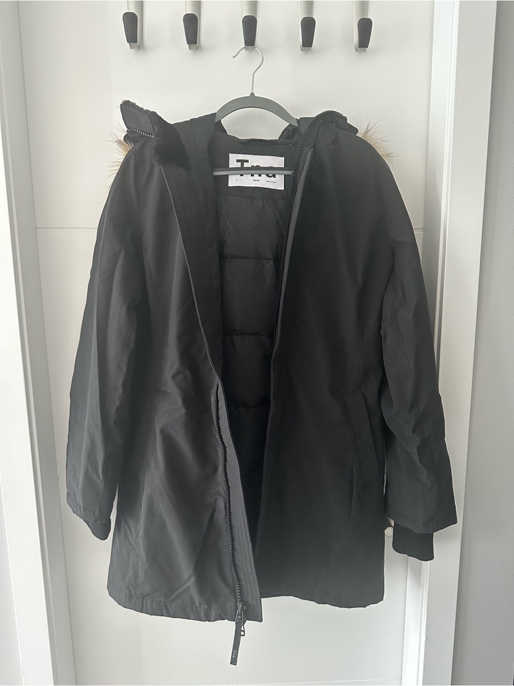 Aritzia Haven Parka Coat with Removable Fur Trim